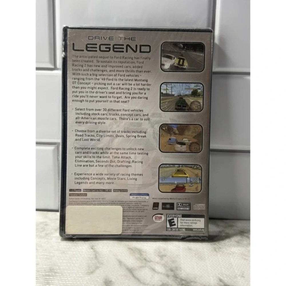 Ford Racing 2‎ PS2 PlayStation 2 Factory Sealed New Gotham Games